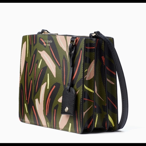 New Kate Spade Feather Crossbody w/Small Wallet - Picture 2 of 12